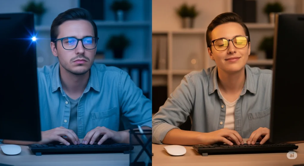 مقایسه عینک بلوکنترل در برابر عینک بلوکات