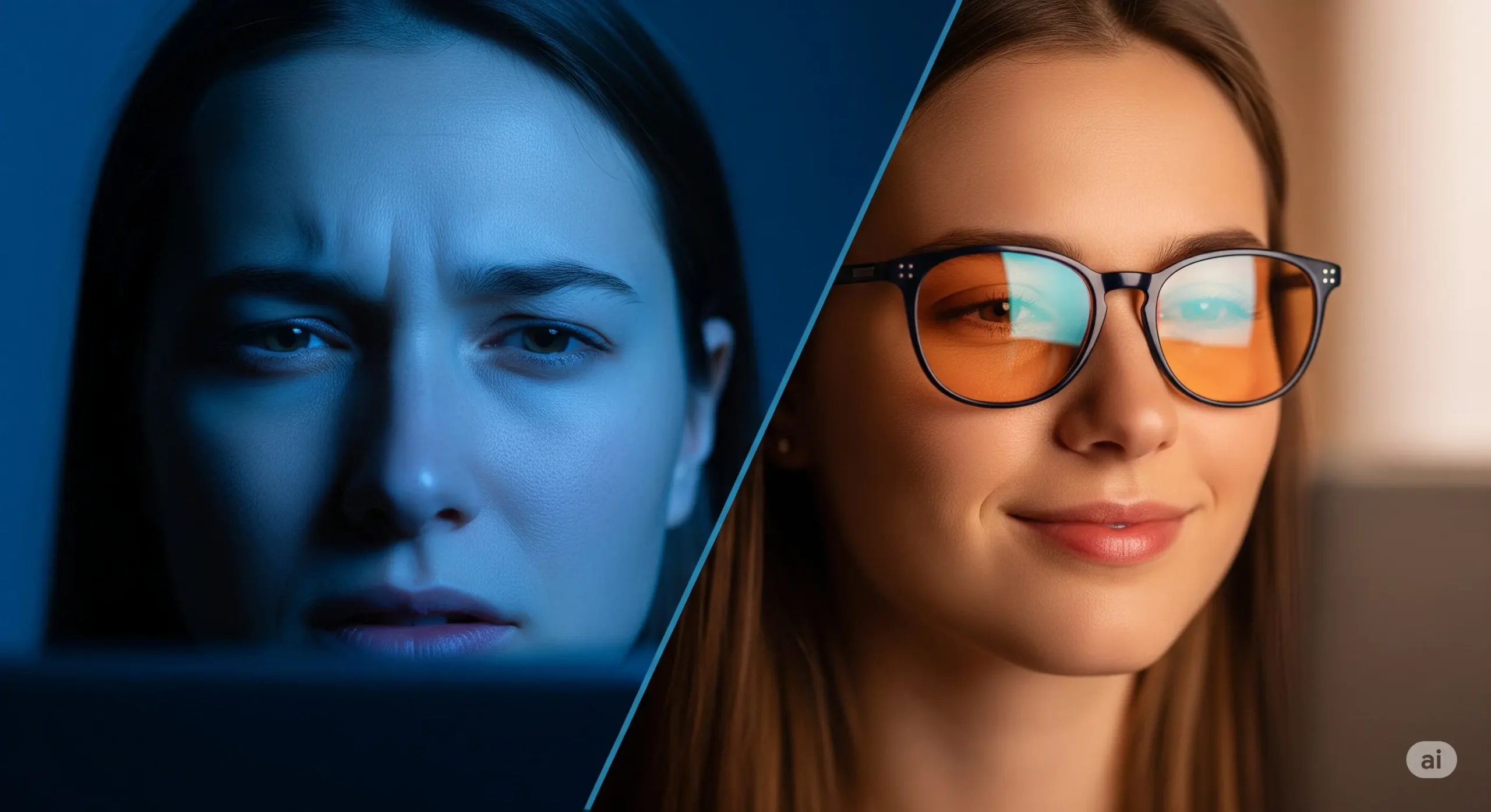 تفاوت کسی که عینک بلوکات میزند با کسی که نمیزند